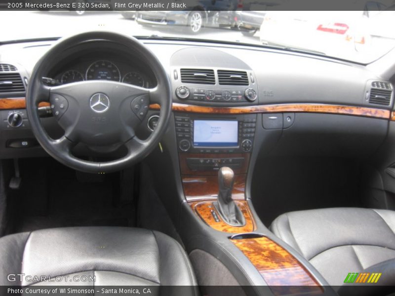 Flint Grey Metallic / Black 2005 Mercedes-Benz E 320 Sedan
