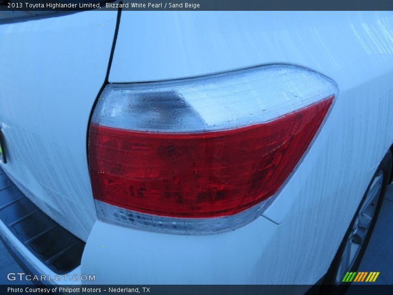 Blizzard White Pearl / Sand Beige 2013 Toyota Highlander Limited