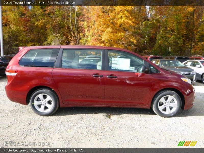  2014 Sienna L Salsa Red Pearl