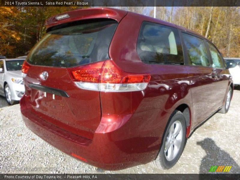  2014 Sienna L Salsa Red Pearl