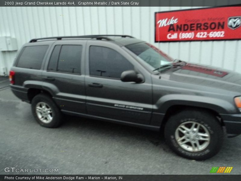 Graphite Metallic / Dark Slate Gray 2003 Jeep Grand Cherokee Laredo 4x4
