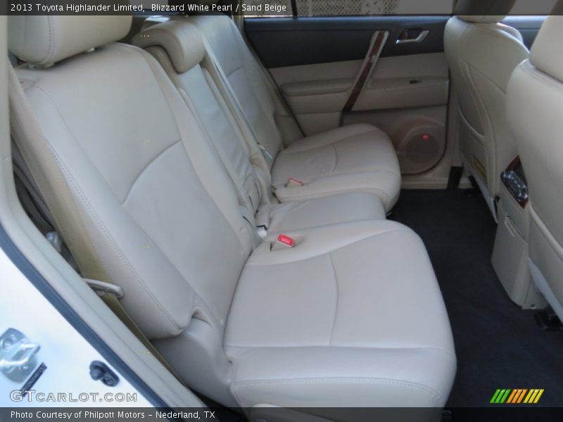 Blizzard White Pearl / Sand Beige 2013 Toyota Highlander Limited