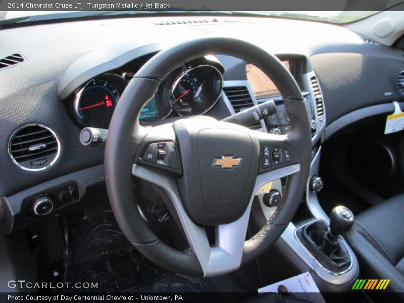 Tungsten Metallic / Jet Black 2014 Chevrolet Cruze LT