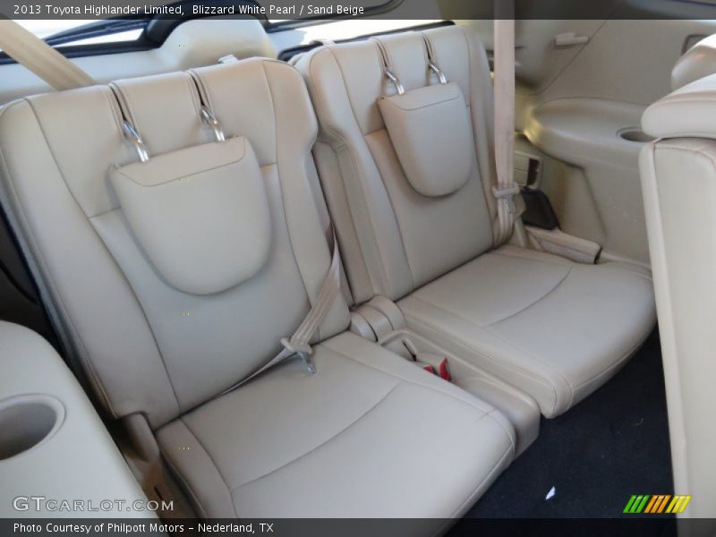 Blizzard White Pearl / Sand Beige 2013 Toyota Highlander Limited