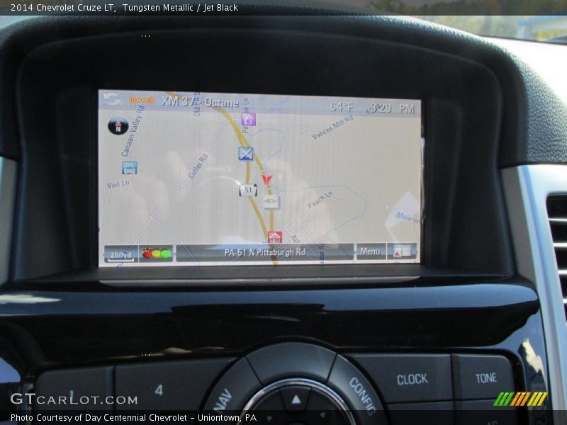 Tungsten Metallic / Jet Black 2014 Chevrolet Cruze LT
