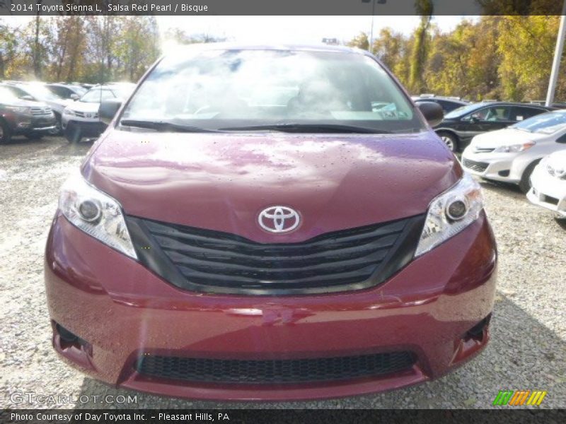 Salsa Red Pearl / Bisque 2014 Toyota Sienna L