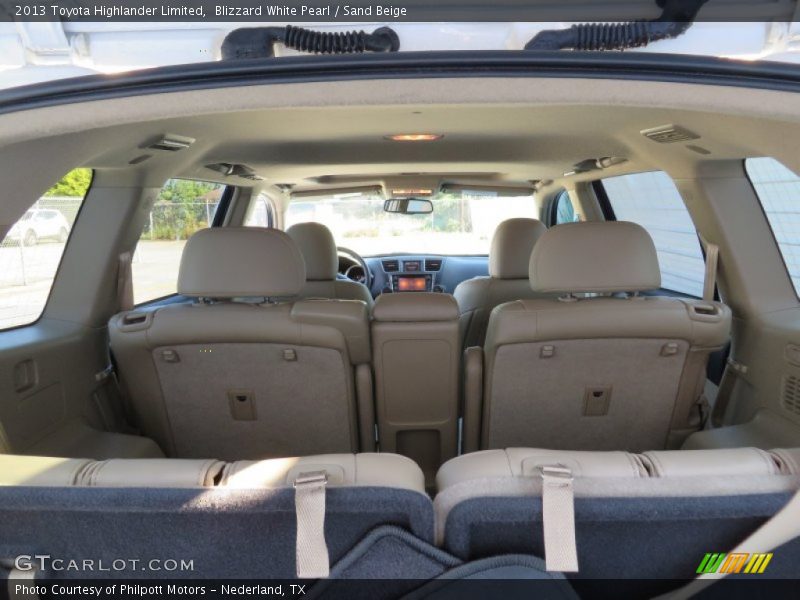 Blizzard White Pearl / Sand Beige 2013 Toyota Highlander Limited