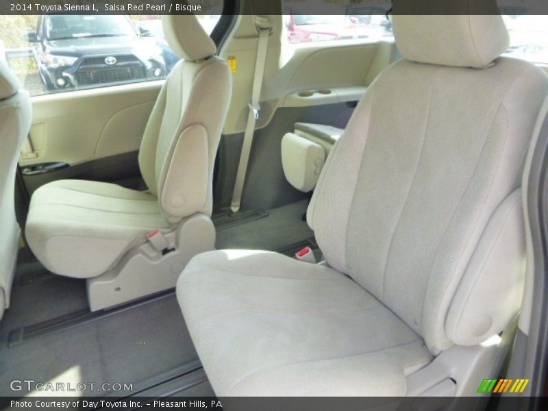 Rear Seat of 2014 Sienna L