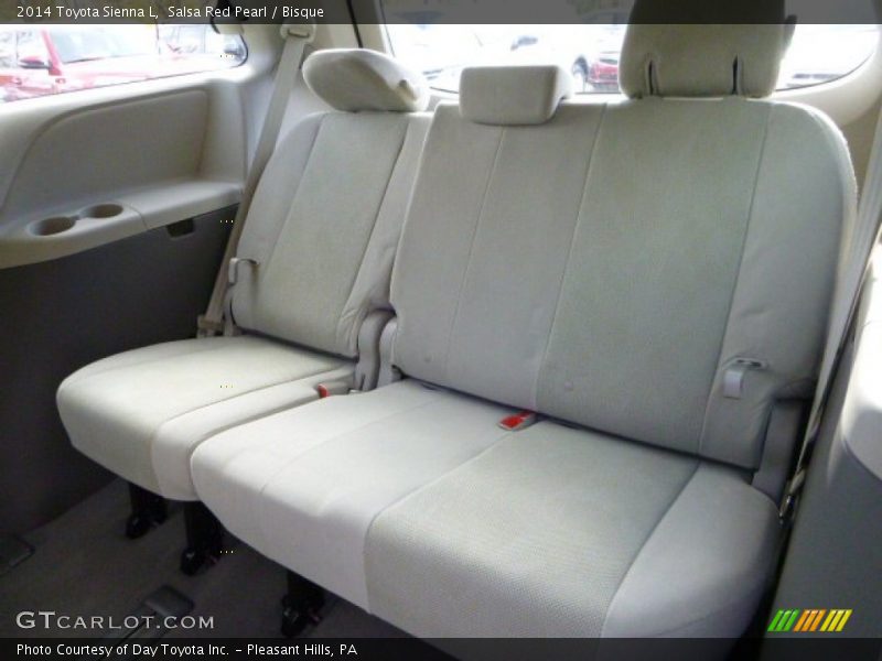 Rear Seat of 2014 Sienna L