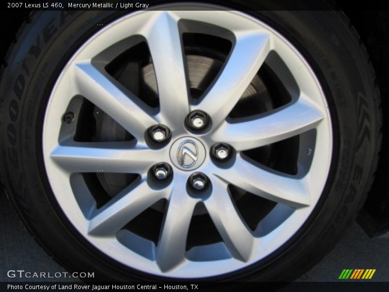 Mercury Metallic / Light Gray 2007 Lexus LS 460