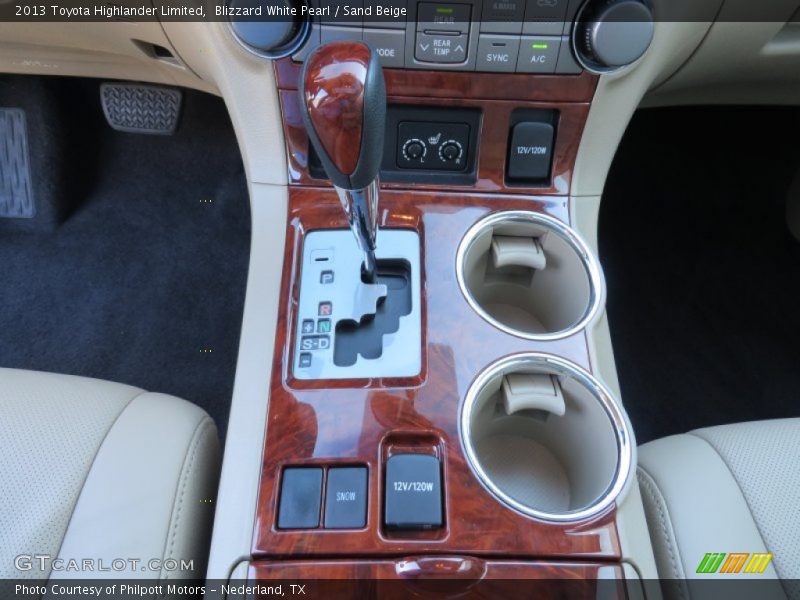 Blizzard White Pearl / Sand Beige 2013 Toyota Highlander Limited