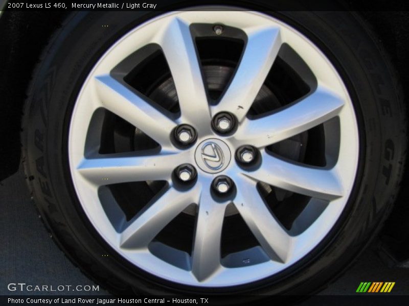 Mercury Metallic / Light Gray 2007 Lexus LS 460
