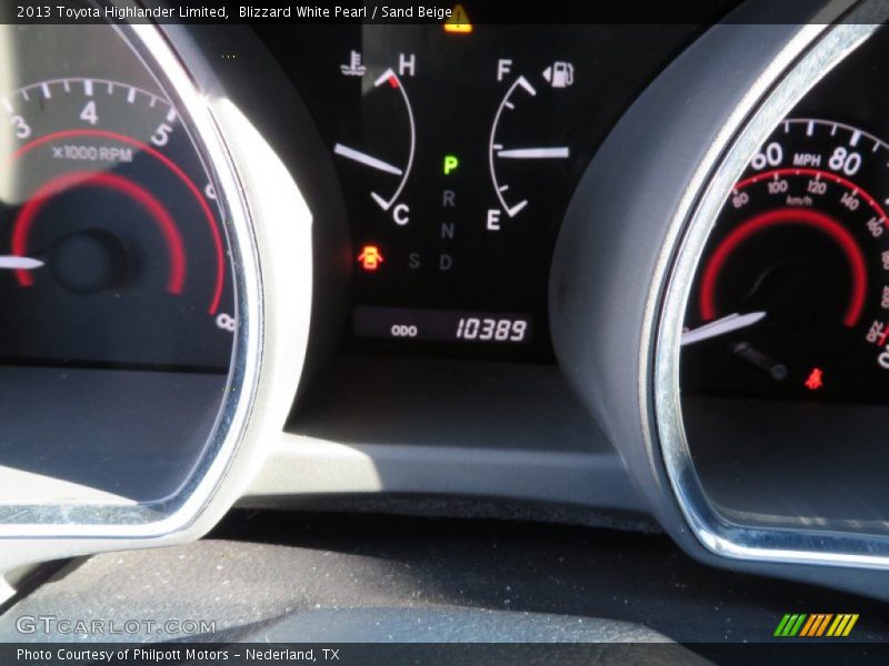 Blizzard White Pearl / Sand Beige 2013 Toyota Highlander Limited