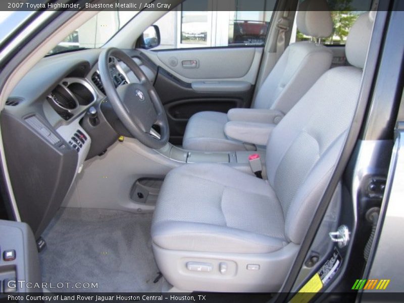  2007 Highlander  Ash Gray Interior