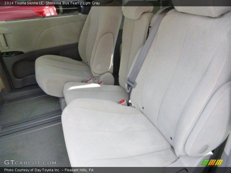 Shoreline Blue Pearl / Light Gray 2014 Toyota Sienna LE
