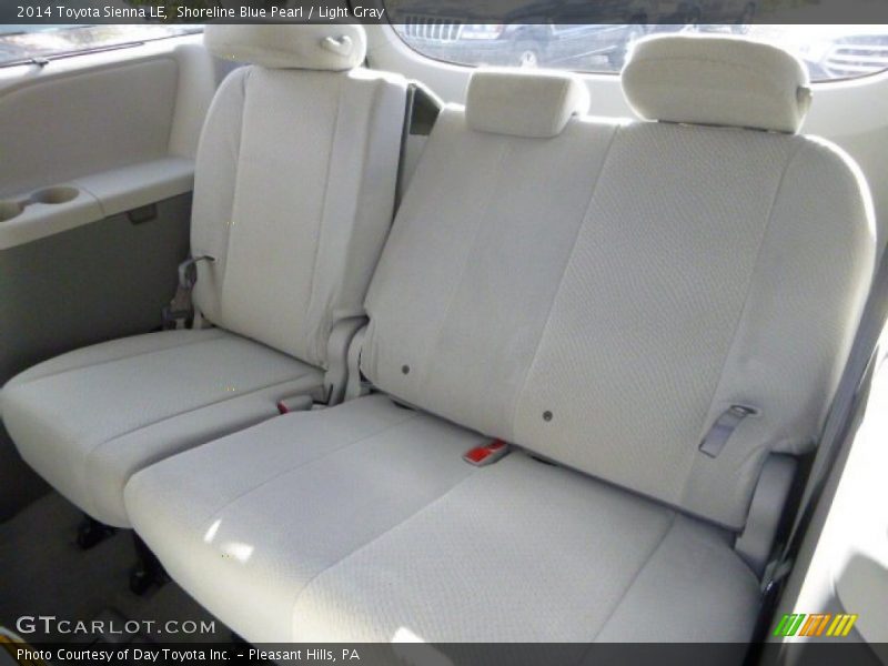 Shoreline Blue Pearl / Light Gray 2014 Toyota Sienna LE