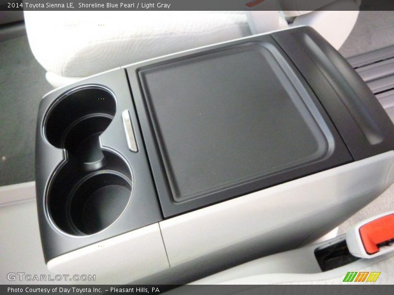 Shoreline Blue Pearl / Light Gray 2014 Toyota Sienna LE