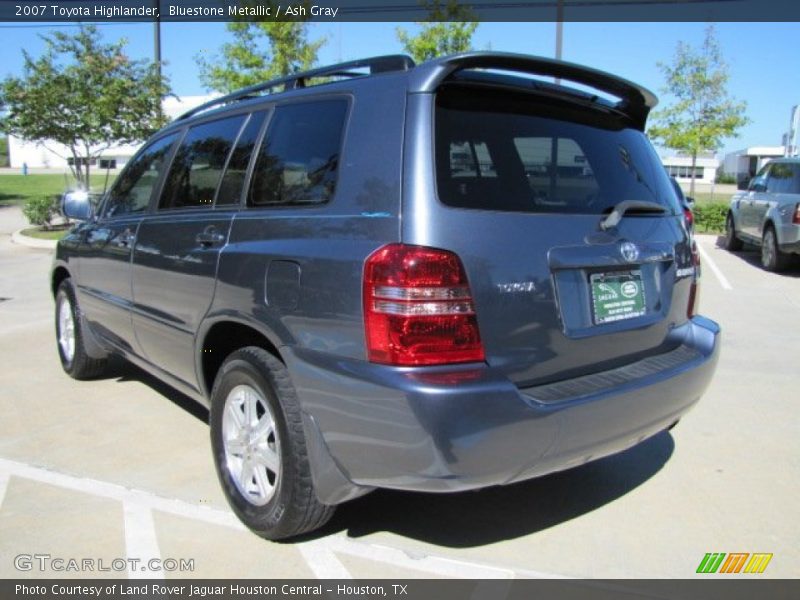 Bluestone Metallic / Ash Gray 2007 Toyota Highlander