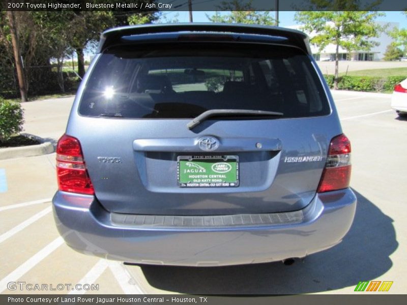 Bluestone Metallic / Ash Gray 2007 Toyota Highlander