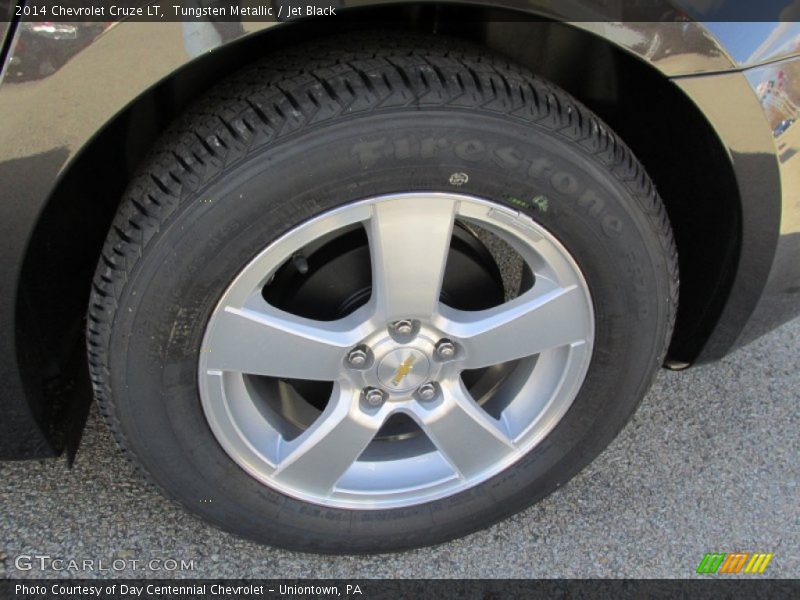 Tungsten Metallic / Jet Black 2014 Chevrolet Cruze LT