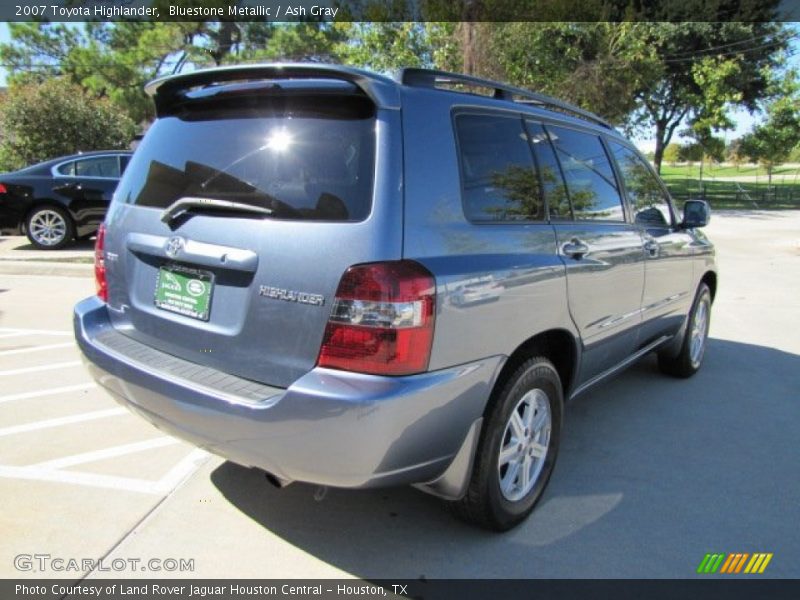 Bluestone Metallic / Ash Gray 2007 Toyota Highlander