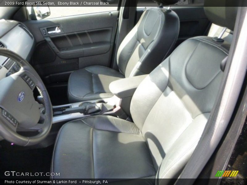 Ebony Black / Charcoal Black 2009 Ford Focus SEL Sedan