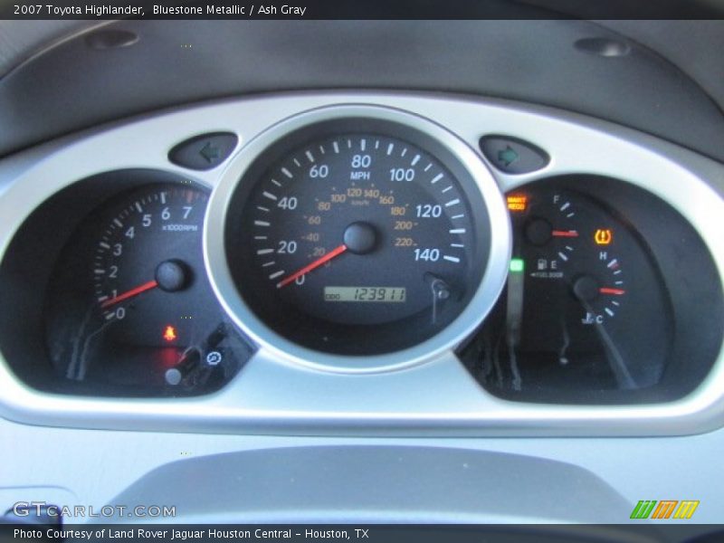 Bluestone Metallic / Ash Gray 2007 Toyota Highlander