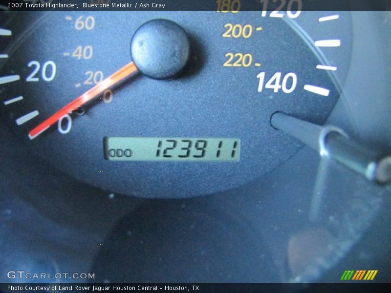 Bluestone Metallic / Ash Gray 2007 Toyota Highlander
