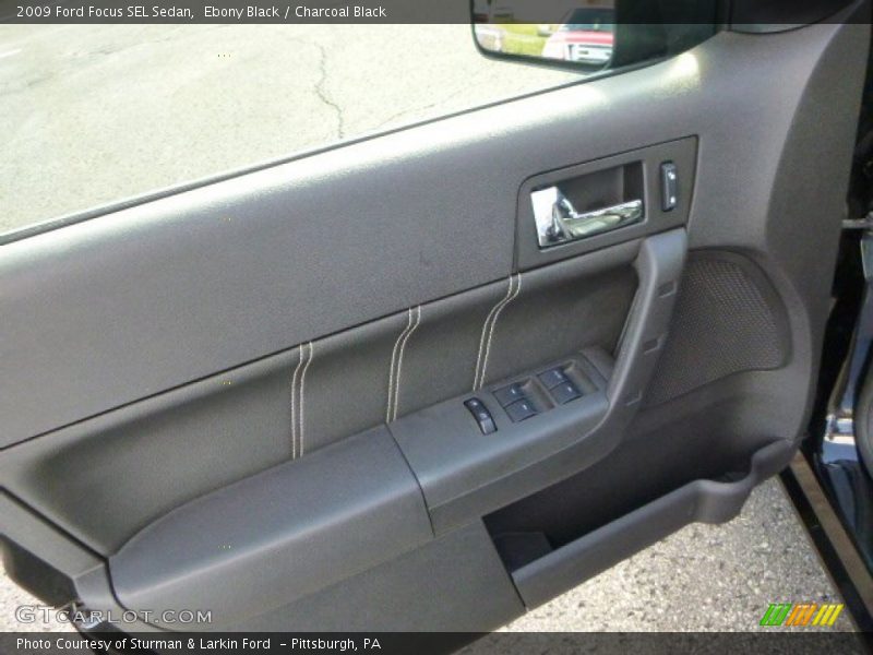 Ebony Black / Charcoal Black 2009 Ford Focus SEL Sedan