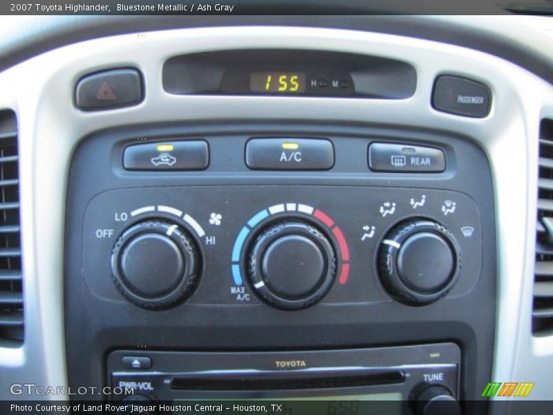 Bluestone Metallic / Ash Gray 2007 Toyota Highlander