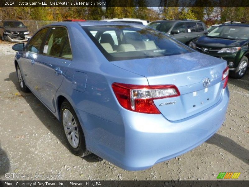 Clearwater Blue Metallic / Ivory 2014 Toyota Camry LE