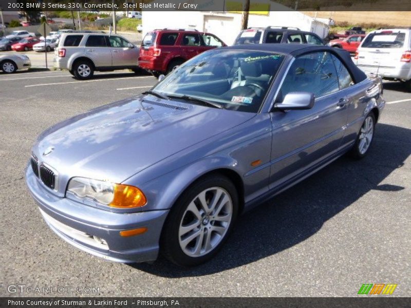 Front 3/4 View of 2002 3 Series 330i Convertible