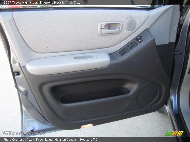 Bluestone Metallic / Ash Gray 2007 Toyota Highlander