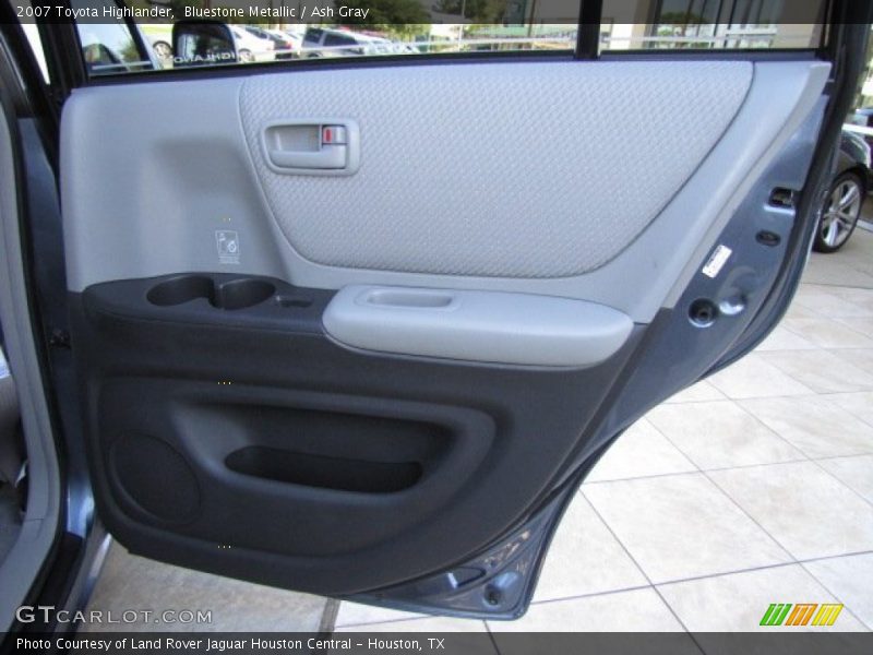 Bluestone Metallic / Ash Gray 2007 Toyota Highlander