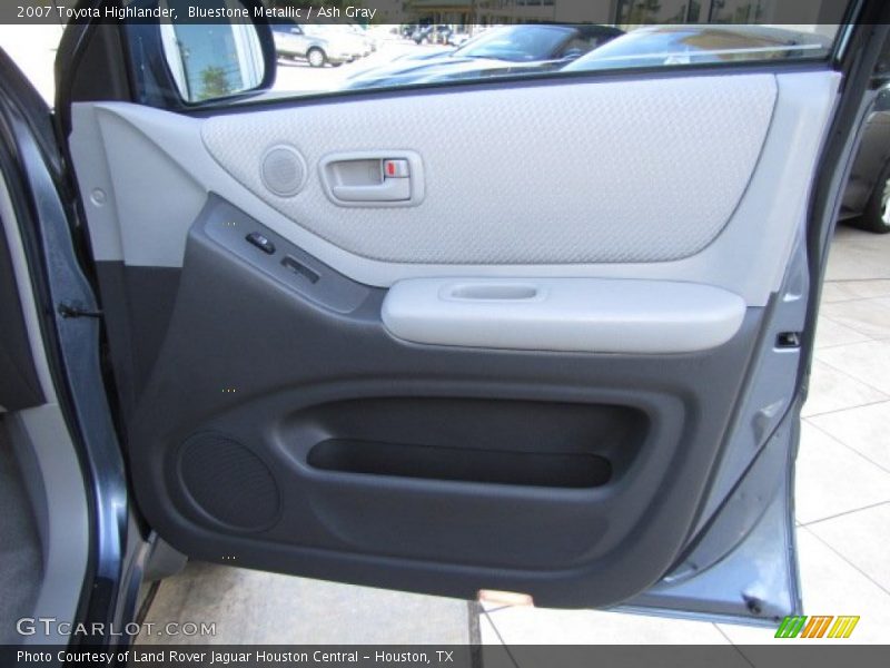 Bluestone Metallic / Ash Gray 2007 Toyota Highlander