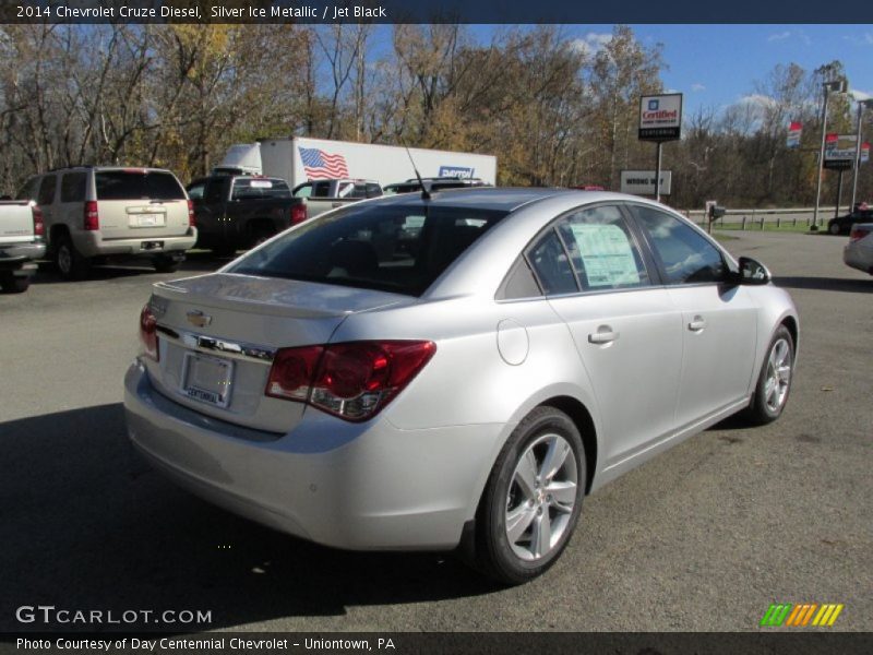 Silver Ice Metallic / Jet Black 2014 Chevrolet Cruze Diesel