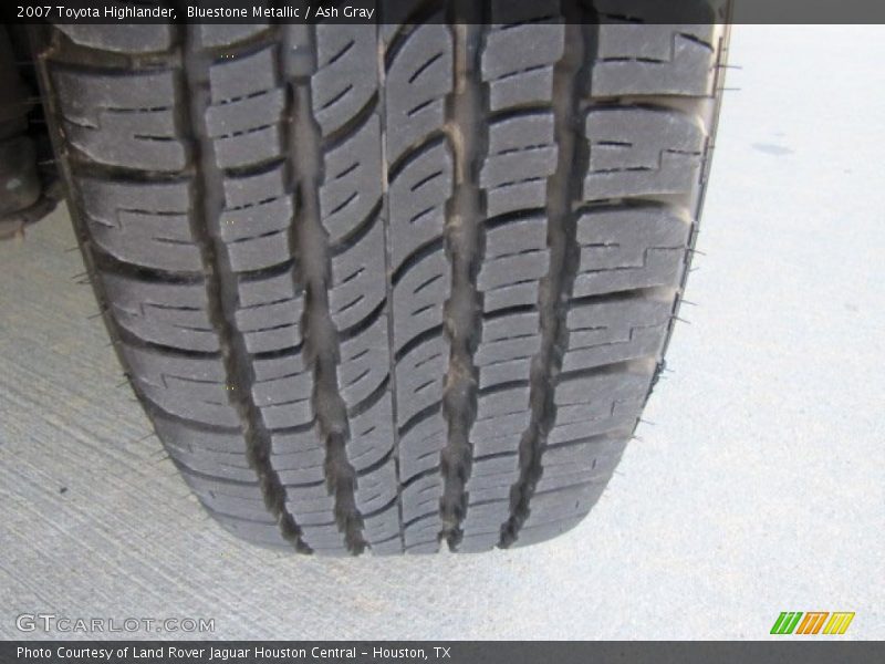 Bluestone Metallic / Ash Gray 2007 Toyota Highlander