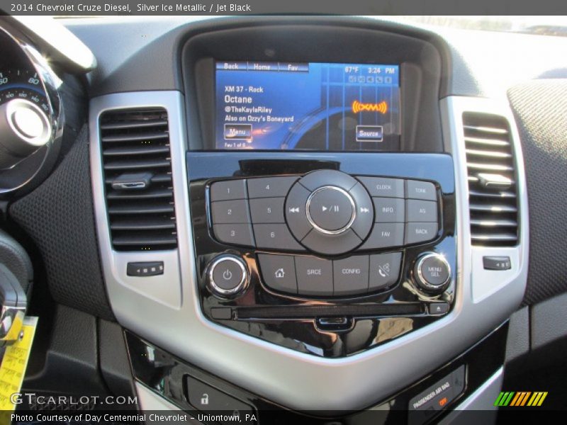 Silver Ice Metallic / Jet Black 2014 Chevrolet Cruze Diesel