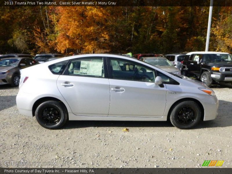 Classic Silver Metallic / Misty Gray 2013 Toyota Prius Two Hybrid