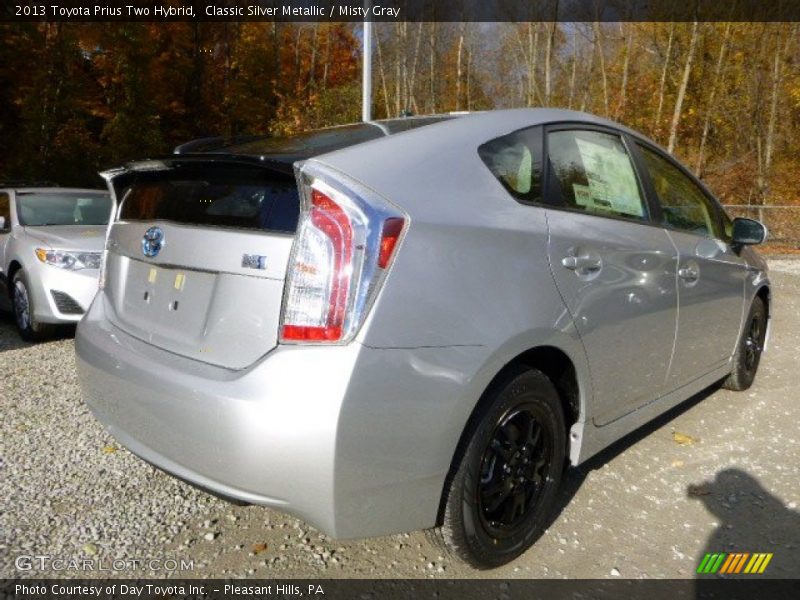 Classic Silver Metallic / Misty Gray 2013 Toyota Prius Two Hybrid