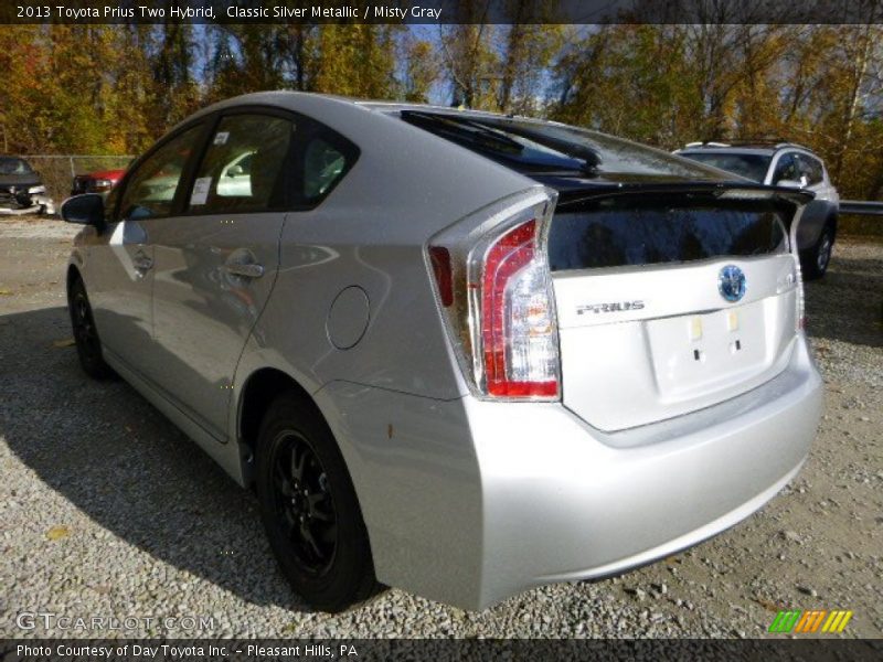 Classic Silver Metallic / Misty Gray 2013 Toyota Prius Two Hybrid