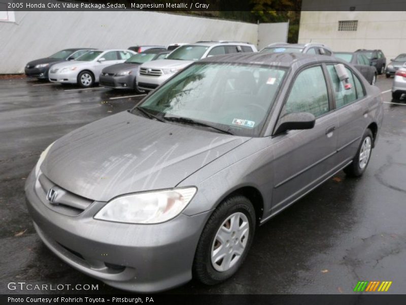 Magnesium Metallic / Gray 2005 Honda Civic Value Package Sedan