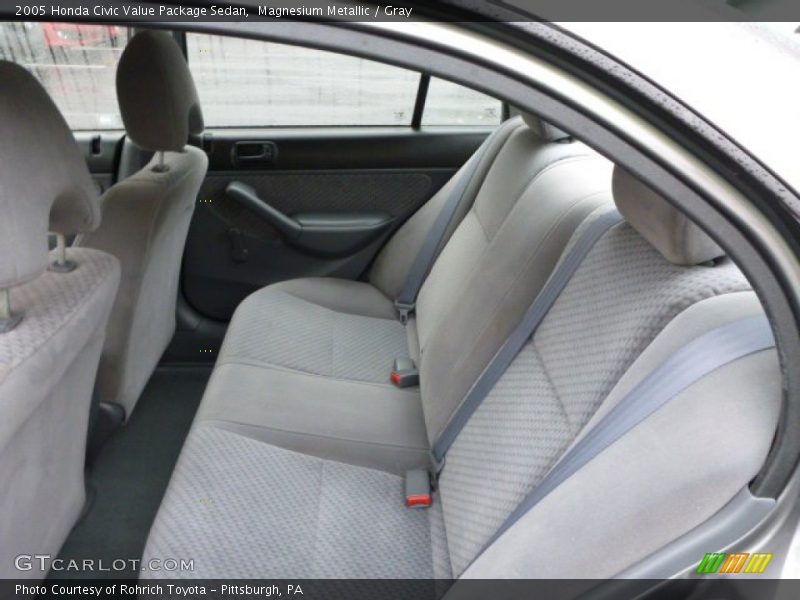Magnesium Metallic / Gray 2005 Honda Civic Value Package Sedan