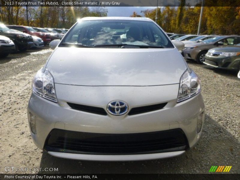 Classic Silver Metallic / Misty Gray 2013 Toyota Prius Two Hybrid