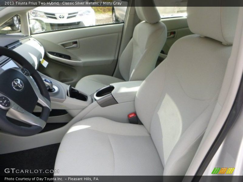 Classic Silver Metallic / Misty Gray 2013 Toyota Prius Two Hybrid