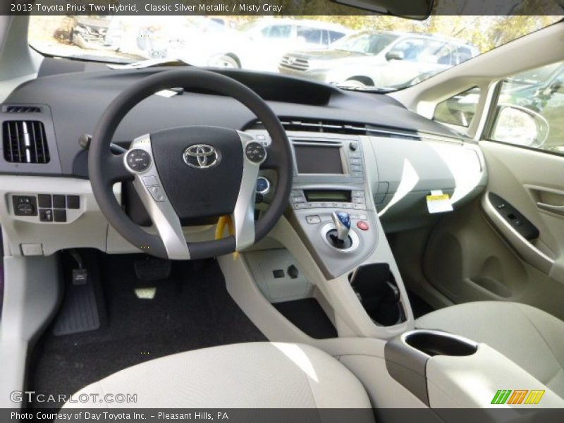Classic Silver Metallic / Misty Gray 2013 Toyota Prius Two Hybrid