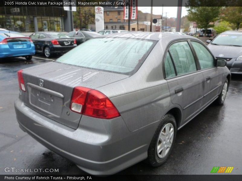 Magnesium Metallic / Gray 2005 Honda Civic Value Package Sedan