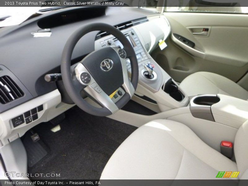 Classic Silver Metallic / Misty Gray 2013 Toyota Prius Two Hybrid