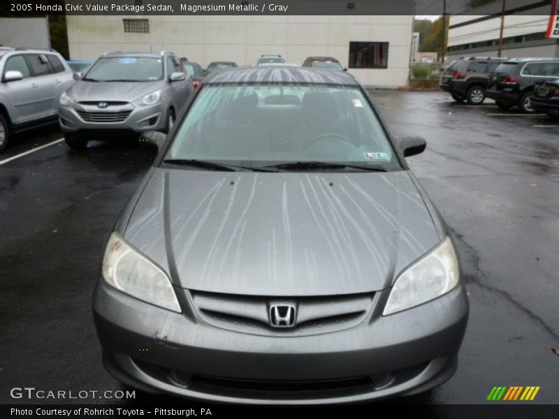Magnesium Metallic / Gray 2005 Honda Civic Value Package Sedan