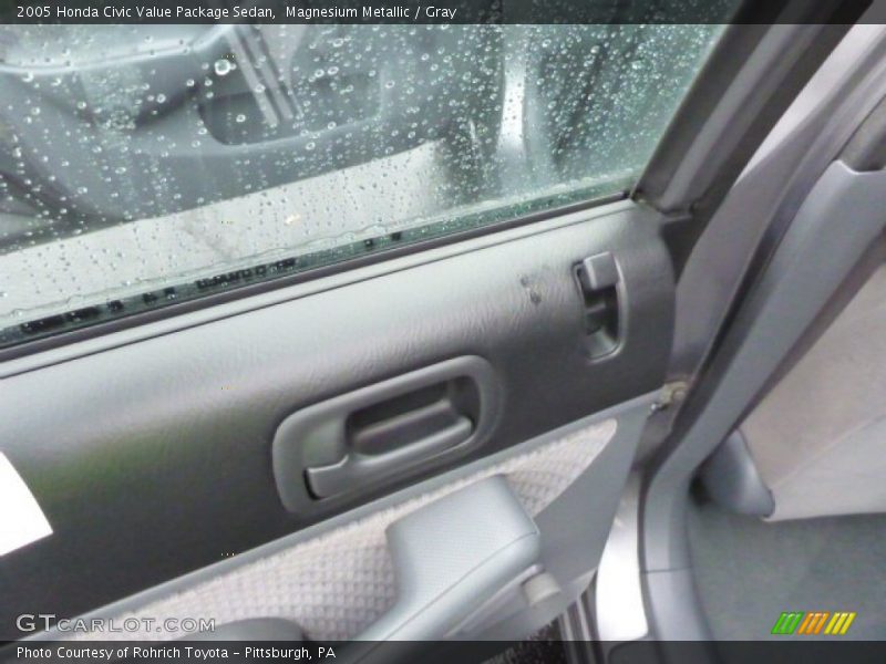 Magnesium Metallic / Gray 2005 Honda Civic Value Package Sedan